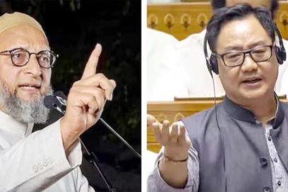 مرکزی وزیر کرن رجیجو نے اسد اویسی کی تعریف کی