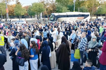 ویانا میں حجاب پر پابندی کیخلاف طلبہ کا احتجاج
