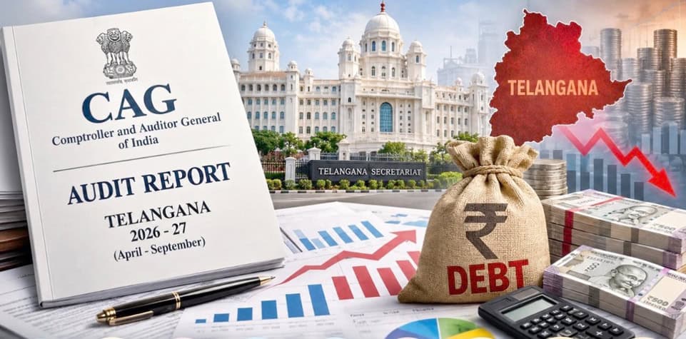 Telangana آڈٹ رپورٹ کی جھلکیں اور مالیاتی منظرنامہ.